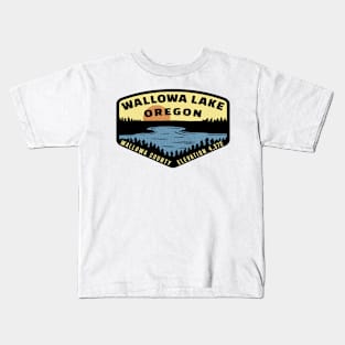 Wallowa Lake Oregon Kids T-Shirt